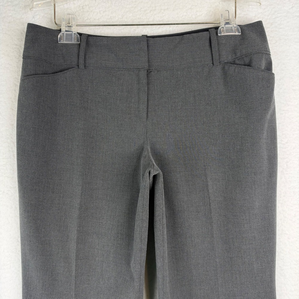 The Limited Cassidy Fit Gray Straight Leg Dress Pants Womens 12 Petite Office
